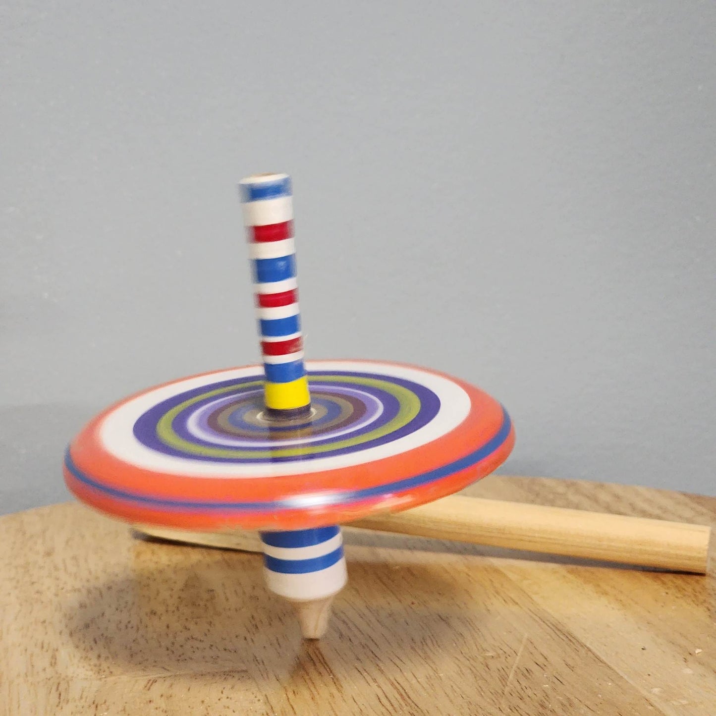 Trompo platillo de madera
