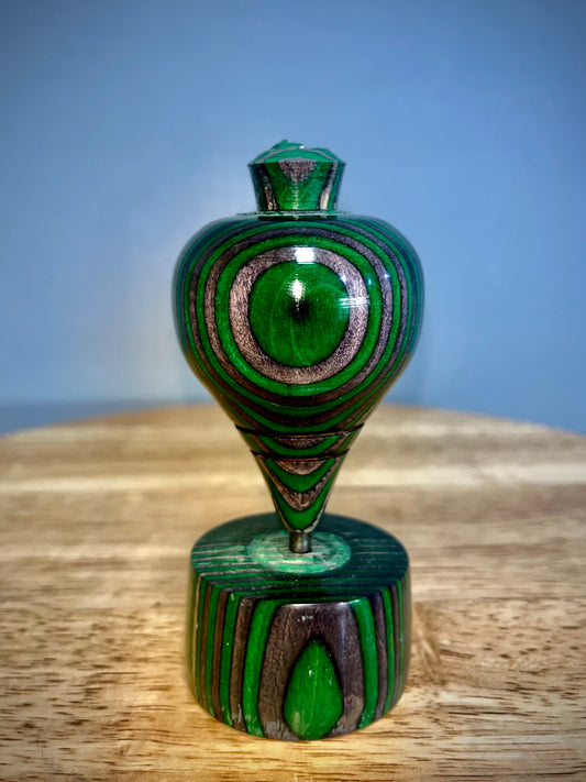 Evergreen wooden trompo