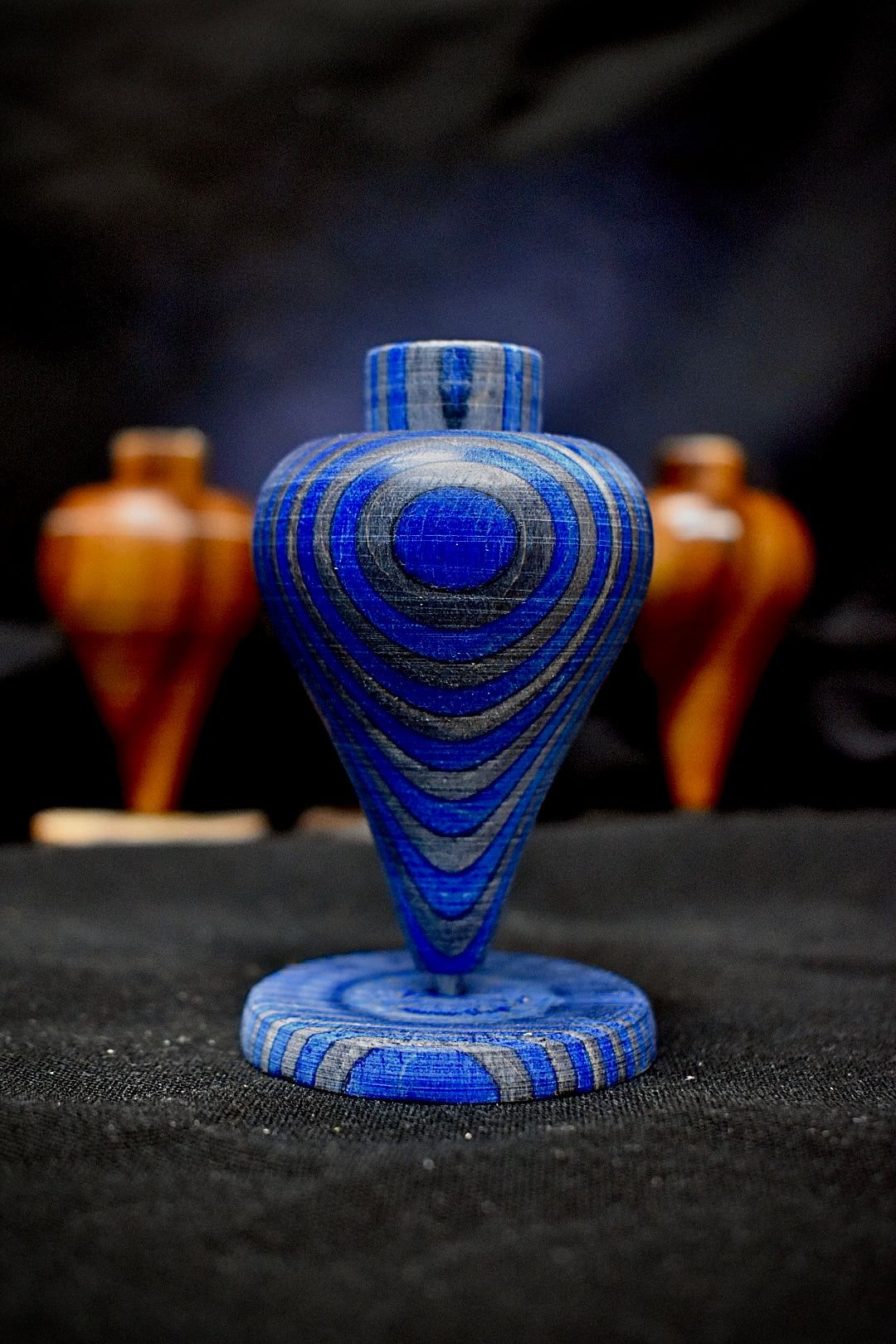 El azul Wooden Trompo