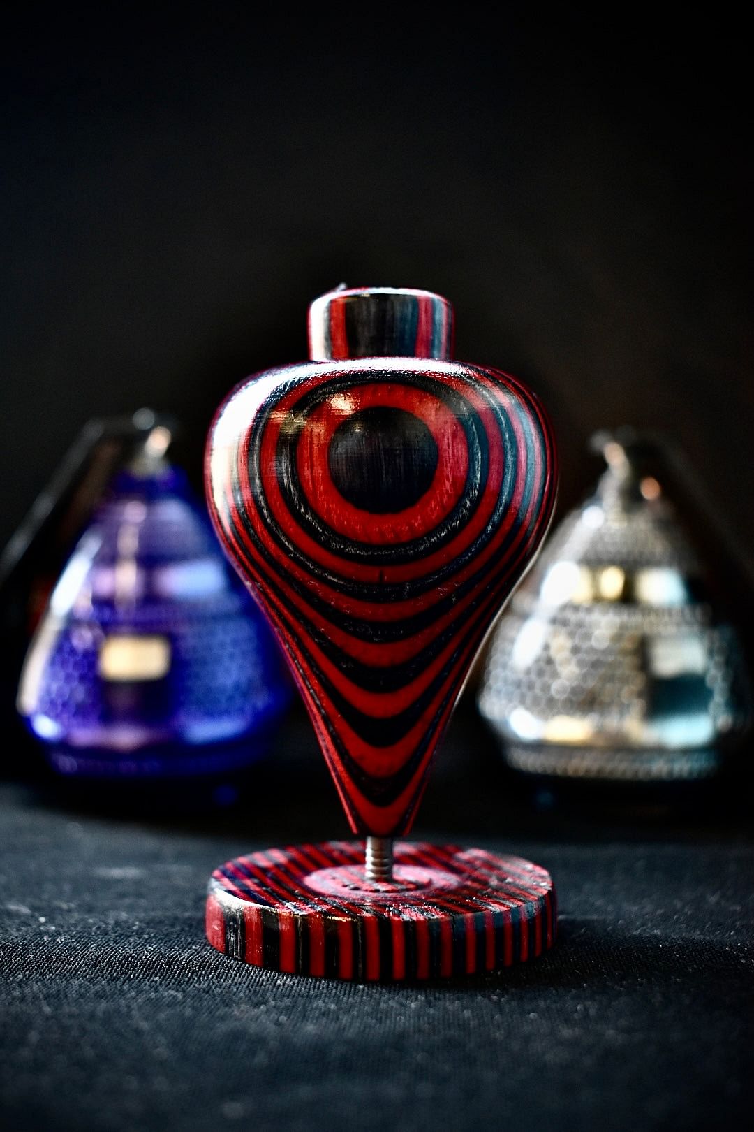 Red/Black Wooden Trompo