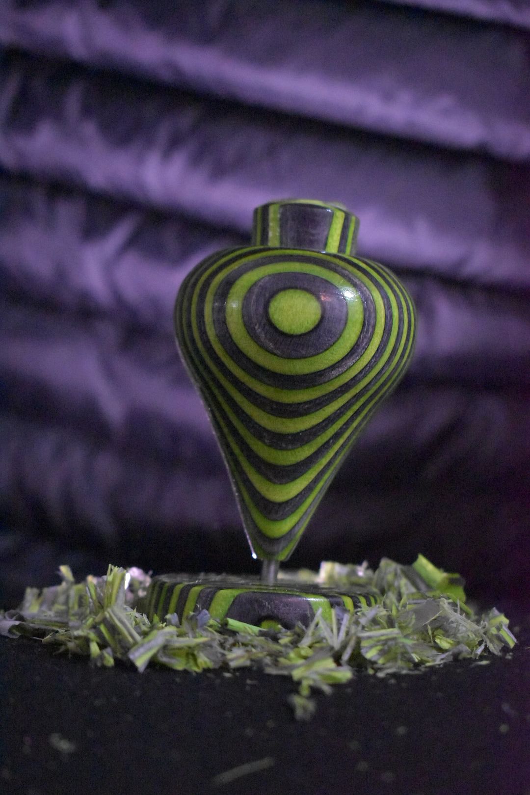 Green Wooden Trompo