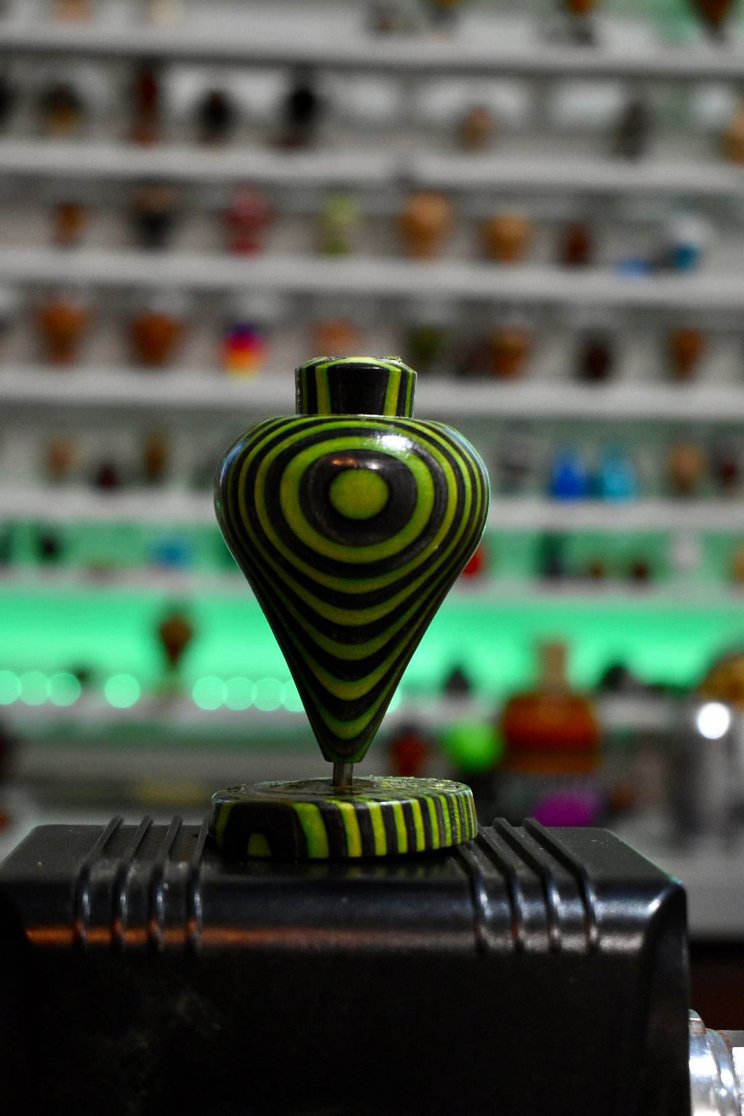 Green Wooden Trompo
