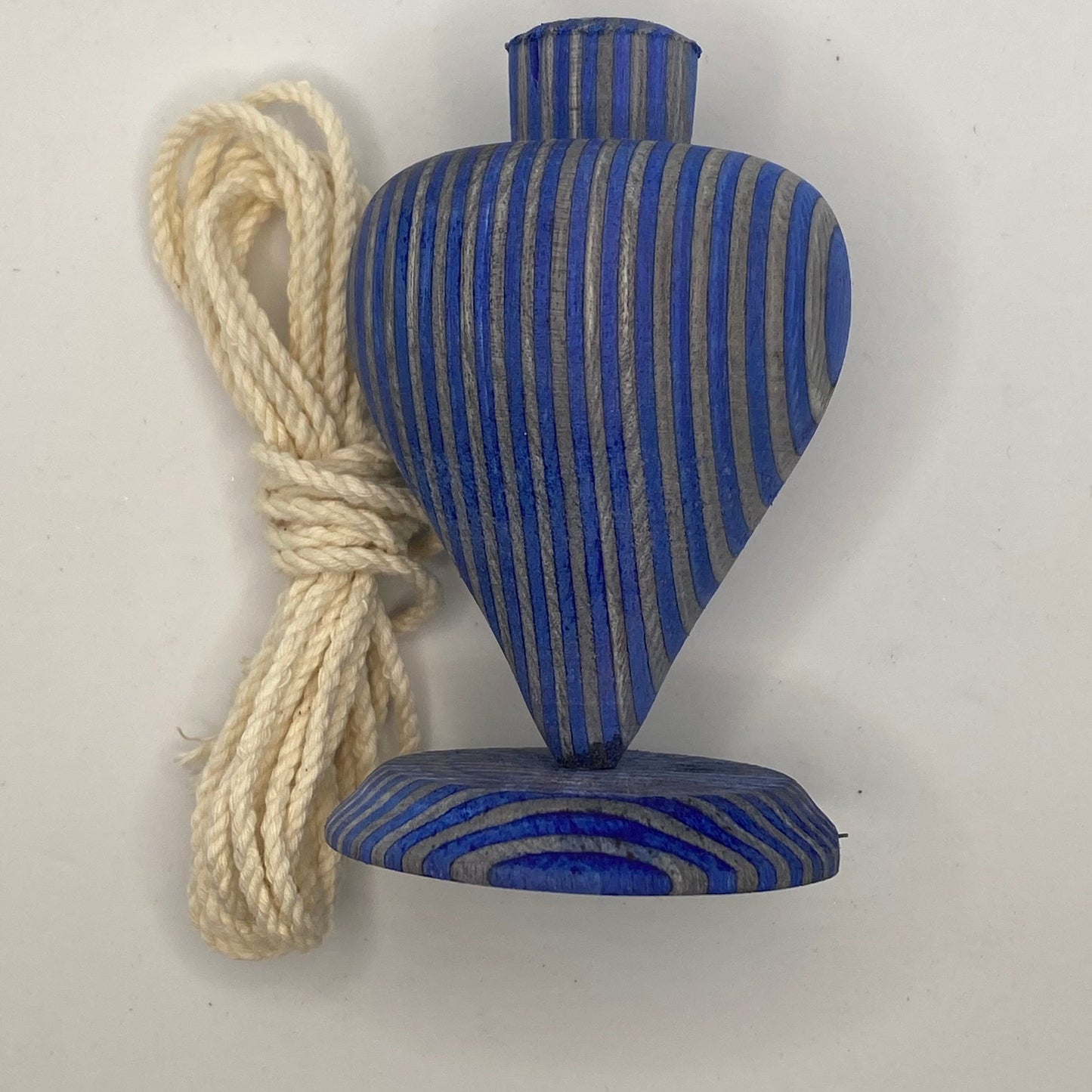 El azul Wooden Trompo