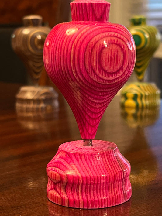 Hot Pink Wooden Trompo