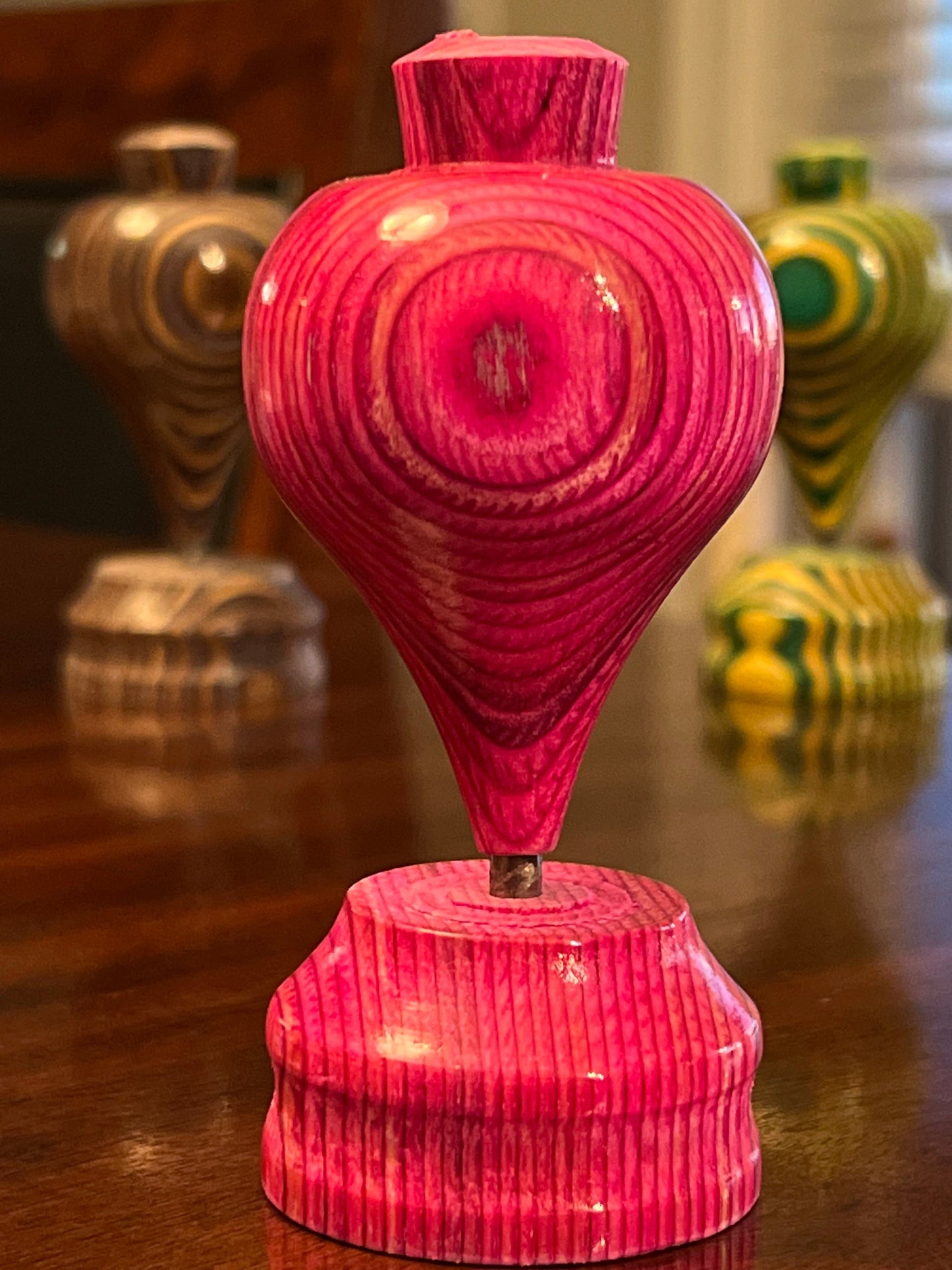 Hot Pink Wooden Trompo