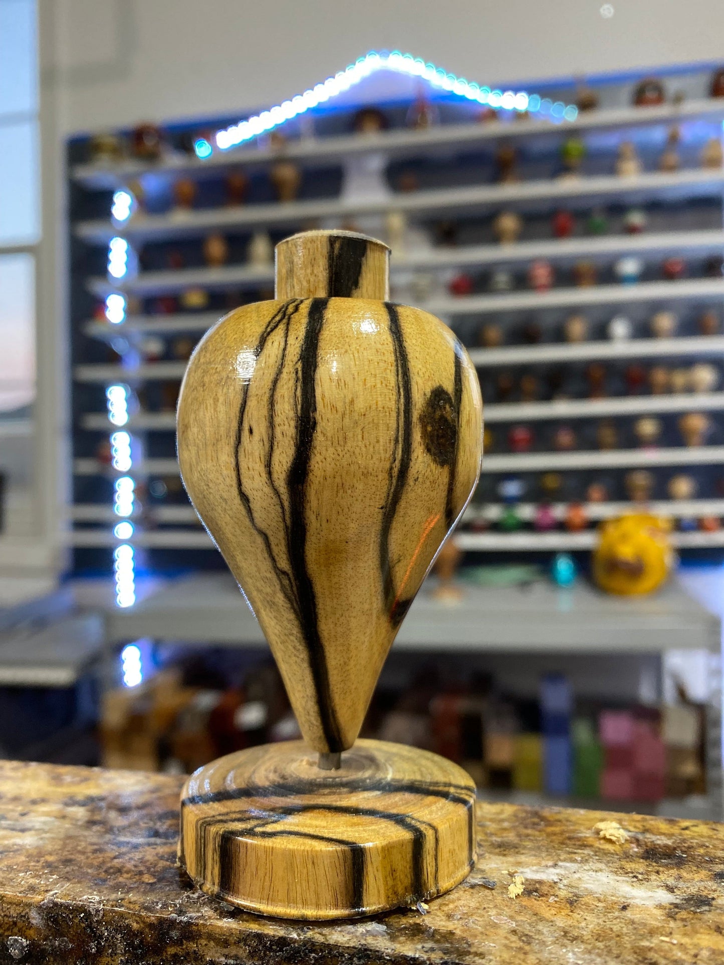 Black and White Ebony Trompo