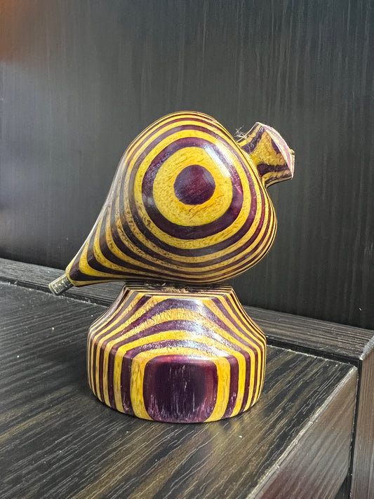 Yellow/Purple “Lakers”  Wooden Trompo